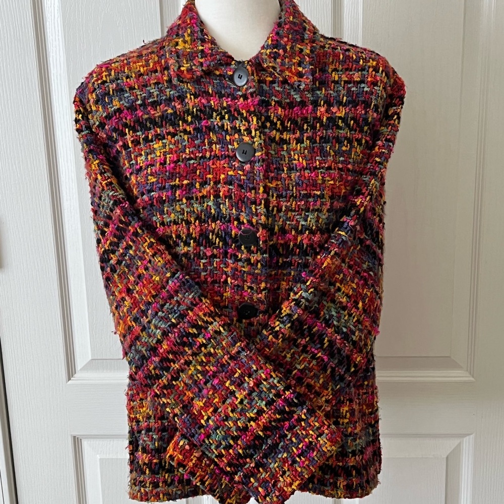Chico’s Design multi color jacket - Picture 5 of 15